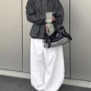 Oversize teksturoitu Denim-takki