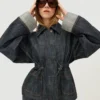 Oversize-teksturoitu denimtakki – Takit ja trenssit