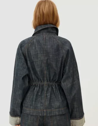 Oversize-teksturoitu denimtakki – Takit ja trenssit
