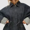 Oversize-teksturoitu denimtakki – Takit ja trenssit
