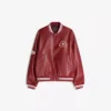 Painettu Faux Leather bomber-takki