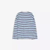 Painettu pitkähihainen T-paita, pikeepaidan kaulus – #Bershkastyle – Naiset