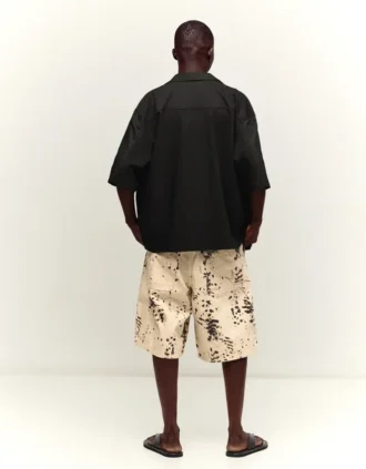 Painetut Wide Leg bermudashortsit – miehet