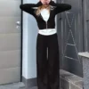 Pehmeät Wide Leg housut