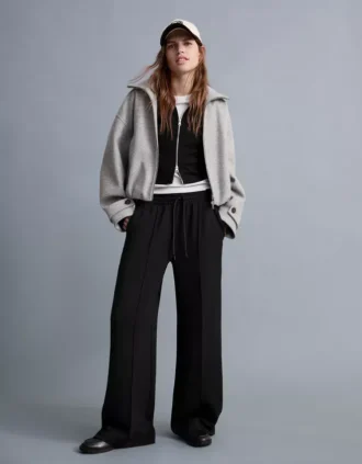 Pehmeät Wide Leg housut – Housut – Naiset