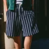 Raidalliset pyyheefektiset bermudashortsit – Bershka Lovers