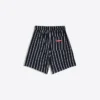 Raidalliset pyyheefektiset bermudashortsit – Bershka Lovers