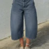Rento denim-bermudashortsit