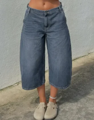 Rento denim-bermudashortsit