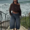 Rento denim-bermudashortsit
