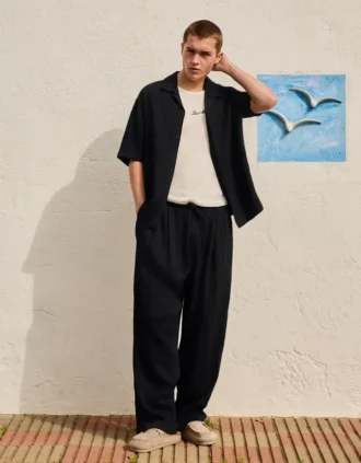 Rustic Baggy Pants – Housut