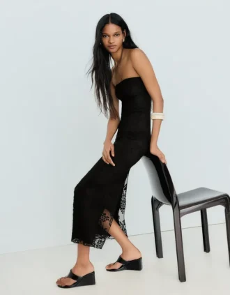 Rustic Bandeau Midi -mekko