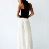 Rustic-malliset Wide Leg-housut, joissa on laskokset