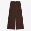 Rustic-malliset Wide Leg-housut, joissa on laskokset