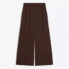 Rustic-malliset Wide Leg-housut, joissa on laskokset