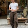 Ruudulliset jogger-housut