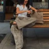 Ruudulliset laskuvarjohousut – #Bershkastyle – Naiset