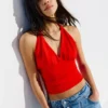Rypytetty halterneck-toppi – Topit