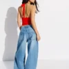 Rypytetty halterneck-toppi – Topit