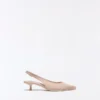 Slingback-kengät, matala kanta