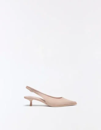 Slingback-kengät, matala kanta