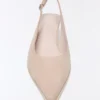 Slingback-kengät, matala kanta