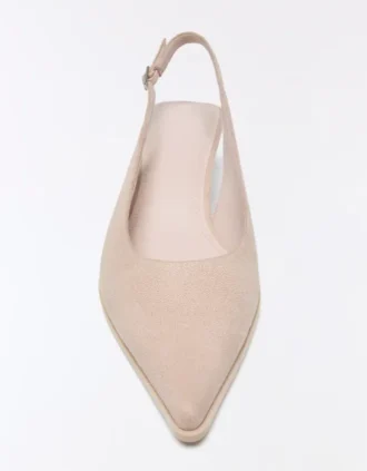 Slingback-kengät, matala kanta