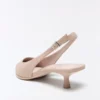 Slingback-kengät, matala kanta