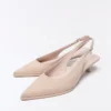 Slingback-kengät, matala kanta