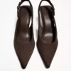 Slingback-korkokengät, matala kanta – Kengät