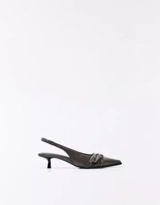 Soljelliset slingback-kengät, matala kanta