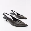 Soljelliset slingback-kengät, matala kanta