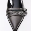 Soljelliset slingback-kengät, matala kanta