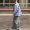 Super Baggy -denimbermudashortsit – Shortsit ja farkkushortsit
