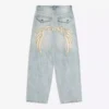 Super Baggy -kirjailtu farku – #Bershkastyle – Miesten