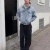 Super Baggy-malliset, väljät housut, joissa on tikkaukset