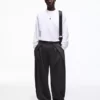 Super Baggy Tailored Fit -housut, joissa on tikkaukset – Housut