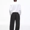 Super Baggy Tailored Fit -housut, joissa on tikkaukset – Housut