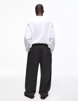 Super Baggy Tailored Fit -housut, joissa on tikkaukset – Housut