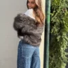 Tekoturkisesta valmistettu takki – #Bershkastyle – Naisten