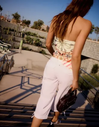 Tyllinen bandeau-toppi