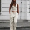 Tilavat kaksikerroksiset housut – #Bershkastyle – Naiset