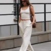 Tilavat kaksikerroksiset housut – #Bershkastyle – Naiset