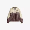 Värilohkoinen Faux Leather-takki – Takit