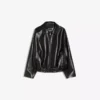 Vyötäröinen Faux Leather bomber-takki – Takit ja trenssit – Naiset