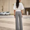 Wide Leg Housut